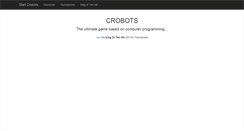 Desktop Screenshot of crobots.deepthought.it