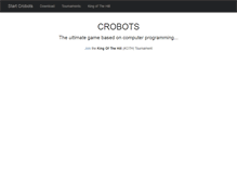 Tablet Screenshot of crobots.deepthought.it