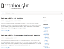Tablet Screenshot of deepthought.ws